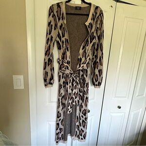 Womens VICI Cheetah Long Cardigan
